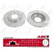 Jeu de 2 disques de frein avant ABE C35027ABE - Visuel 1