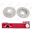 Jeu de 2 disques de frein avant ABE C35028ABE - Visuel 1