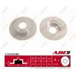 Jeu de 2 disques de frein avant ABE C35038ABE - Visuel 1