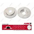 Jeu de 2 disques de frein avant ABE C35061ABE - Visuel 1