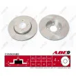 Jeu de 2 disques de frein avant ABE C35062ABE - Visuel 1