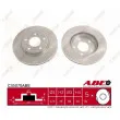 Jeu de 2 disques de frein avant ABE C35070ABE - Visuel 1