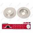 Jeu de 2 disques de frein avant ABE C36009ABE - Visuel 1