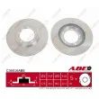 Jeu de 2 disques de frein avant ABE C36016ABE - Visuel 1
