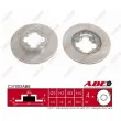 Jeu de 2 disques de frein avant ABE C37002ABE - Visuel 1