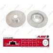 Jeu de 2 disques de frein avant ABE C37013ABE - Visuel 1