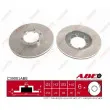 Jeu de 2 disques de frein avant ABE C39001ABE - Visuel 1