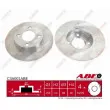 Jeu de 2 disques de frein avant ABE C3A001ABE - Visuel 1
