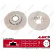 Jeu de 2 disques de frein avant ABE C3A004ABE - Visuel 1