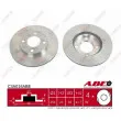Jeu de 2 disques de frein avant ABE C3A016ABE - Visuel 1