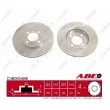 Jeu de 2 disques de frein avant ABE C3B002ABE - Visuel 1