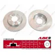 Jeu de 2 disques de frein avant ABE C3B005ABE - Visuel 1