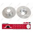 Jeu de 2 disques de frein avant ABE C3B010ABE - Visuel 1
