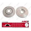 Jeu de 2 disques de frein avant ABE C3C020ABE - Visuel 1