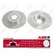 Jeu de 2 disques de frein avant ABE C3F004ABE - Visuel 1
