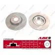 Jeu de 2 disques de frein avant ABE C3F005ABE - Visuel 1