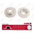 Jeu de 2 disques de frein avant ABE C3F011ABE - Visuel 1