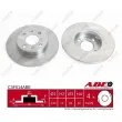 Jeu de 2 disques de frein avant ABE C3F014ABE - Visuel 1