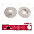 Jeu de 2 disques de frein avant ABE C3G035ABE - Visuel 1