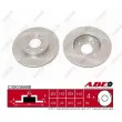 Jeu de 2 disques de frein avant ABE C3G038ABE - Visuel 1