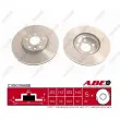 Jeu de 2 disques de frein avant ABE C3G039ABE - Visuel 1