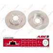 Jeu de 2 disques de frein avant ABE C3K003ABE - Visuel 1