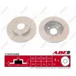 Jeu de 2 disques de frein avant ABE C3K009ABE - Visuel 1