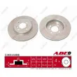 Jeu de 2 disques de frein avant ABE C3K014ABE - Visuel 1