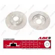 Jeu de 2 disques de frein avant ABE C3M002ABE - Visuel 1