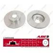 Jeu de 2 disques de frein avant ABE C3M008ABE - Visuel 1