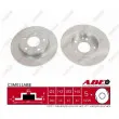 Jeu de 2 disques de frein avant ABE C3M011ABE - Visuel 1