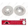 Jeu de 2 disques de frein avant ABE C3M014ABE - Visuel 1