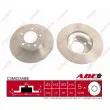Jeu de 2 disques de frein avant ABE C3M024ABE - Visuel 1