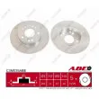 Jeu de 2 disques de frein avant ABE C3M035ABE - Visuel 1