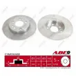 Jeu de 2 disques de frein avant ABE C3M036ABE - Visuel 1
