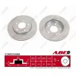 Jeu de 2 disques de frein avant ABE C3M039ABE - Visuel 1