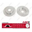 Jeu de 2 disques de frein avant ABE C3M050ABE - Visuel 1