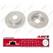 Jeu de 2 disques de frein avant ABE C3M058ABE - Visuel 1