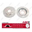 Jeu de 2 disques de frein avant ABE C3M064ABE - Visuel 1