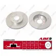Jeu de 2 disques de frein avant ABE C3M066ABE - Visuel 1