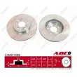 Jeu de 2 disques de frein avant ABE C3M067ABE - Visuel 1