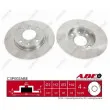 Jeu de 2 disques de frein avant ABE C3P002ABE - Visuel 1