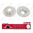 Jeu de 2 disques de frein avant ABE C3P016ABE - Visuel 1