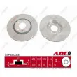 Jeu de 2 disques de frein avant ABE C3P025ABE - Visuel 1