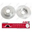 Jeu de 2 disques de frein avant ABE C3R002ABE - Visuel 1