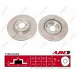 Jeu de 2 disques de frein avant ABE C3R028ABE - Visuel 1