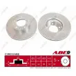 Jeu de 2 disques de frein avant ABE C3R032ABE - Visuel 1