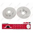 Jeu de 2 disques de frein avant ABE C3V005ABE - Visuel 1