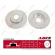 Jeu de 2 disques de frein avant ABE C3V022ABE - Visuel 1