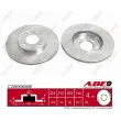 Jeu de 2 disques de frein avant ABE C3W006ABE - Visuel 1